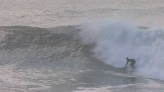 Ian Walsh Surfing Newport Rhode Island  Hurricane Bill in HD [upl. by Kcirred]