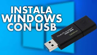 Como Instalar Windows 10 Desde USB  Paso a Paso [upl. by Siskind]