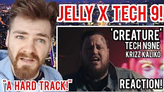 FIRST TIME REACTION TO JELLY ROLL  Creature ft Tech N9ne amp Krizz Kaliko Official Music Video [upl. by Nore]