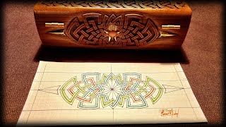 Pattern drawing and carving result [upl. by Nortad]