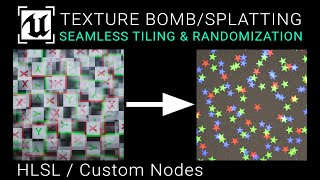 Unreal Engine 53  Texture Bombing  Randomization  Splatting HLSL [upl. by Glassco]