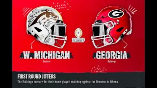 3 Georgia Bulldogs Vs 12 W Michigan Season 2 First Round Playoffs 131 [upl. by Buna670]