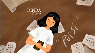 Dinda Kirana  Puisi Official Animated Lyric Video [upl. by Simaj]