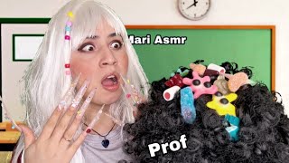 Asmr  Doces no cabelo da Professora [upl. by Htebsle]