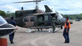 SAREX 2013 Bell212 Royal Thai Army Arrival  กองบิน 23 อุดรธานี [upl. by Ranit]