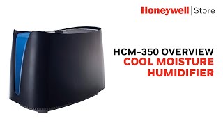 Honeywell HCM350 Cool Moisture Humidifier Overview Cleaning amp Refilling Guide [upl. by Jaunita]