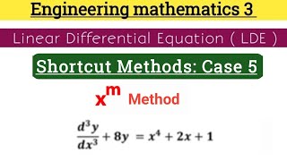 SHORTCUT METHOD PERTICULAR INTEGRAL  SHORTCUT METHOD ENGINEERING MATHEMATICS 3 [upl. by Neraj387]