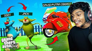 GTA 5  Franklin met Oggy amp Got David Putra 2000cc [upl. by Bryanty]