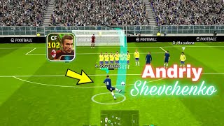 102 Rated Epic A Shevchenko Review  eFootball 2024 mobile [upl. by Aisset562]