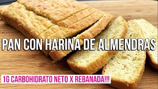 PAN CON HARINA DE ALMENDRAS PAN KETO DIETA KETO [upl. by Aliel]