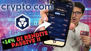 CRYPTOCOM COME FUNZIONA e QUANTO si GUADAGNA 💰 TUTORIAL [upl. by Kirbee]