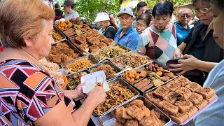 The Bustling Urban Morning Market in Vietnam  Plentiful Eats Warm Hospitality Breakfast Haven [upl. by Gross]