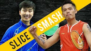 5 Steps to SLICE SMASH like Lin Dan badminton tutorial [upl. by Lepp47]