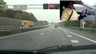 Video Invoegen op een autosnelweg [upl. by Enneire]