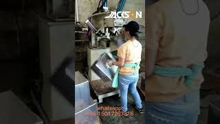 JACKSON Pressing Angle and Edges Machine For Stainless Steel Handmade Sink Making Machine [upl. by Gerius]