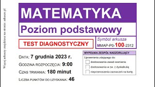 Zadanie 15 matura grudzień 2023 Trzywyrazowy ciąg 1−2𝑎 12 48 jest geometryczny [upl. by Ajad526]