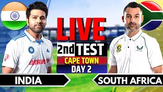 India vs South Africa Live 2nd Test Day 2  India vs South Africa Live Commentary  IND vs SA Live [upl. by Airyk88]