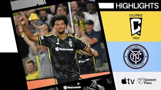 Columbus Crew vs New York City FC  Full Match Highlights  August 31 2024 [upl. by Arrec]