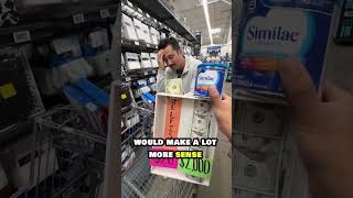 Single Dads Struggle 20 or Baby Formula shorts shortvideo [upl. by Grory]