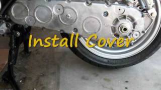 Burgman 650  DIY  Final Gear Drive Oil Change [upl. by Elem667]