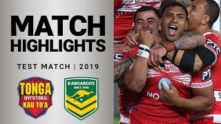 Tonga Invitational v Australia  Match Highlights  Test 2019  Internationals [upl. by Aicilyhp]