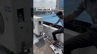 Copper pipe 58 bending work youtubeshorts copperpipeandfittings airconditioning airconditioner [upl. by Enimasaj]