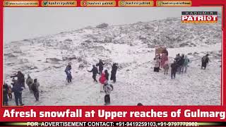 Afresh snowfall at Upper reaches of Gulmarg [upl. by Gunzburg842]