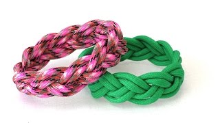 Paracord Armband Anleitung deutsch  Paracord Endlos geflochten  Paracord Bracelet Tutorial [upl. by Kitarp165]