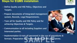 Steps for ISO 9001 14001 EQMS Installation [upl. by Linzy]