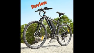 ANCHEER Electric Bike for Adults Peak 750W Motor Electric Mountain Bike Review bike electric [upl. by Anilev354]