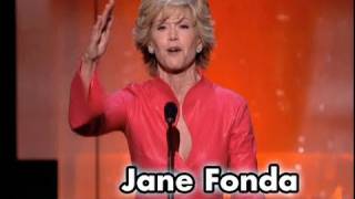 Jane Fonda Salutes Warren Beatty [upl. by Godewyn130]