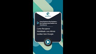 Como Recuperar Mobilidade com Hérnia Lombar Sem Cirurgia [upl. by Abbott44]