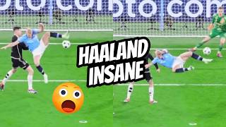 Erling Haalands Stunning Back Heel Acrobatic Goal Against Sparta Praha [upl. by Arramas]