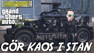 GÖR KAOS I STAN MED NYA VAPENBILEN  GTA 5 FREEROAM med SoftisFFS [upl. by Inaluiak]