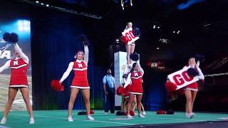 Ole Miss Cheerleading 2018 UCA Nationals Game Day Competition Champions 1 12 18 [upl. by Kinnon]