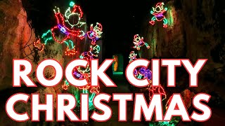 See Rock City Christmas Enchanted Garden of Lights Full Walkthrough amp Fairyland Caverns Decorations [upl. by Nawj]