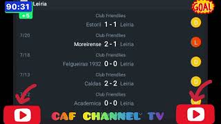 LIVELeiria VS Tondela international club friendly match [upl. by Enelrak]