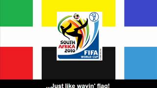 World Cup FIFA 2010 Anthem Lyrics  Himno de la Copa 2010  Hino da Copa do Mundo 2010 letra [upl. by Depoliti]