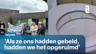 Heerlense kienclub staat op straat na poepincident  L1 Nieuws [upl. by Orgell916]