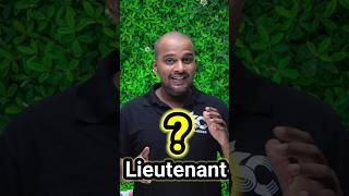 Correct Pronunciation of Lieutenant🧐🙄 shorts short english vocabulary [upl. by Mandal793]