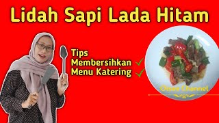 Lidah Sapi Bumbu Lada Hitam  how to cook Beef Tonge  Indonesian recipe [upl. by Ydollem]