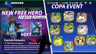 FC MOBILE COPA AMERICA EVENT AND HERO KOMPANY  NEW HERO CLUE [upl. by Annoda327]