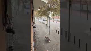 Lluvias torrenciales en Vilanova i la Geltrú Barcelona [upl. by Farrah135]