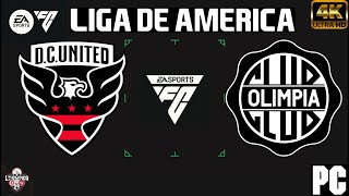 DC UNITED VS OLIMPIA  LIGA DE AMERICA FC 24 [upl. by Ephrem]