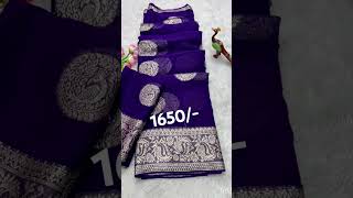 Viscose pure Georgette sarees trending fashion beautiful onlineshopping indianclothes pure [upl. by Manlove]