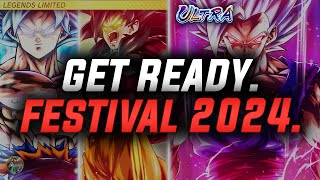 TIME TO SAVE For FESTIVAL 2024 Dragon Ball Legends [upl. by Ecirtel]