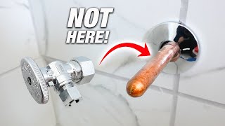 STOP Installing SHUTOFF Valves In the Wrong Location DIY How To Install OR Replace [upl. by Ivanna]