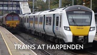 Trains at Harpenden Station  291024 [upl. by Lindsey304]