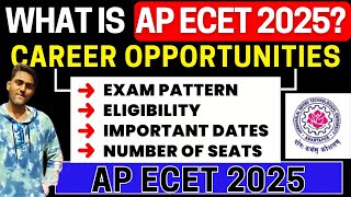 AP ECET 2025  Eligibility amp Pattern Application Form Dates Syllabus Admit Card [upl. by Bradeord]