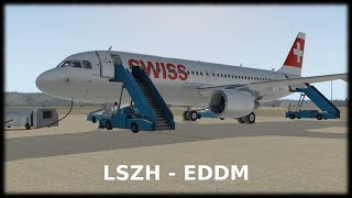 LSZHEDDM  FlightFactor A320 Ultimate  XPlane 11 [upl. by Chevalier646]